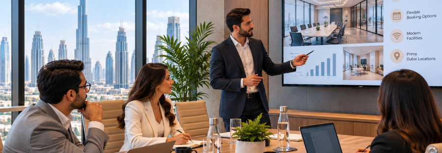 Meeting Rooms for Rent Dubai: Find the Right Space for Your Business
