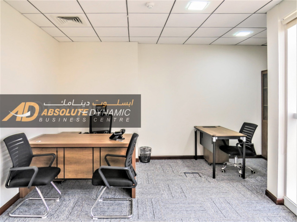 Independent Office-fully Furnished Office In The Heart Of Business Bay For Rent Al mustaqabal Office:907 2