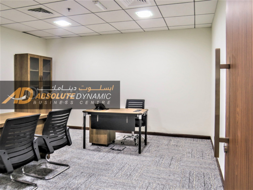 Independent Office-fully Furnished Office In The Heart Of Business Bay For Rent Al mustaqabal Office:907 7