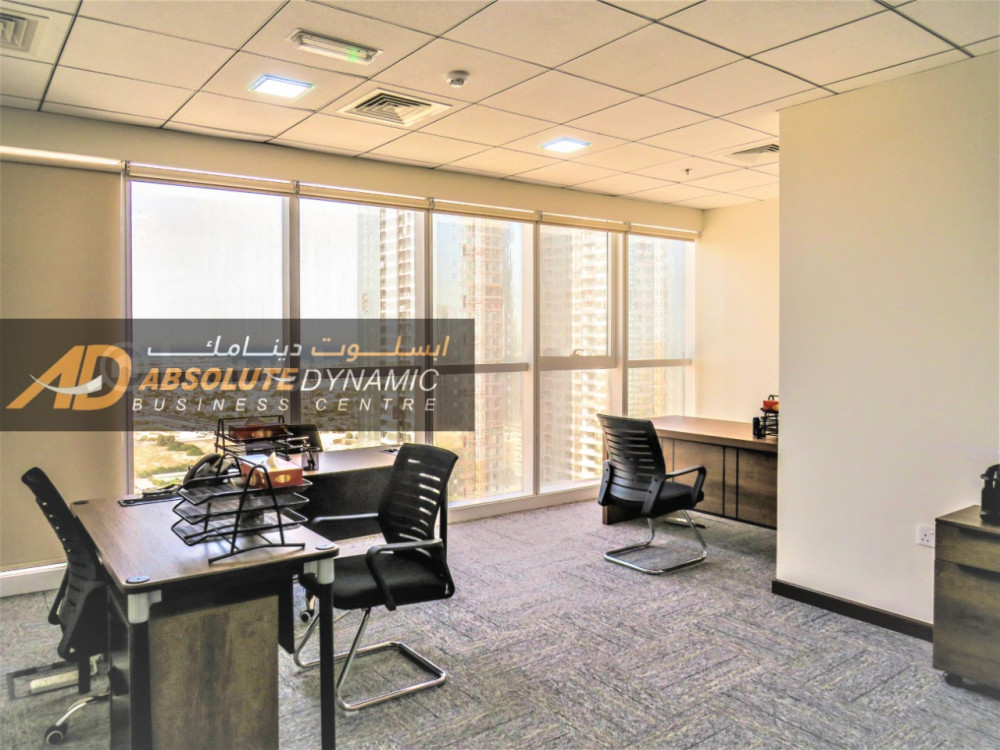 Independent Office-fully Furnished Office In The Heart Of Business Bay For Rent Al mustaqabal Office:907 1