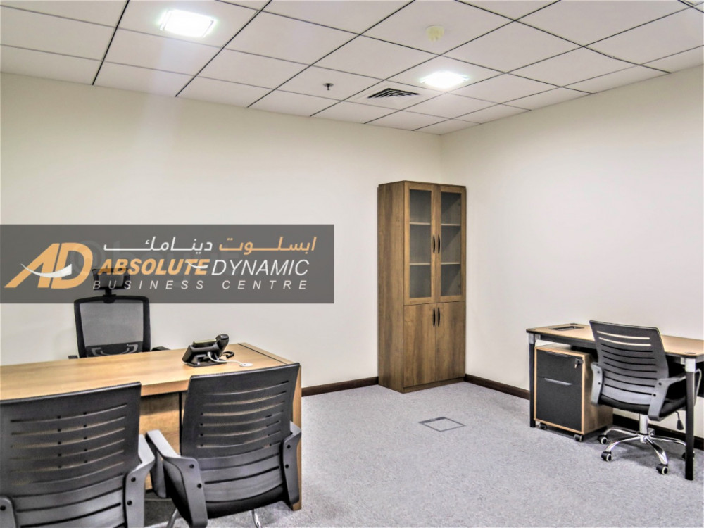 Independent Office-fully Furnished Office In The Heart Of Business Bay For Rent Al mustaqabal Office:907 8